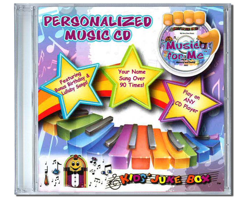 Uk- Personalized music cd Music for me transparent