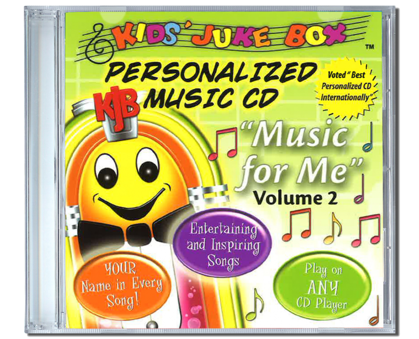 Uk- Personalized music cd music for me volume 2 transparent